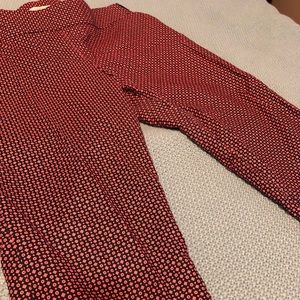 Loft Marisa Crop pants patterned